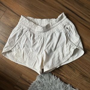 discontinued lulu lemon white shorts!